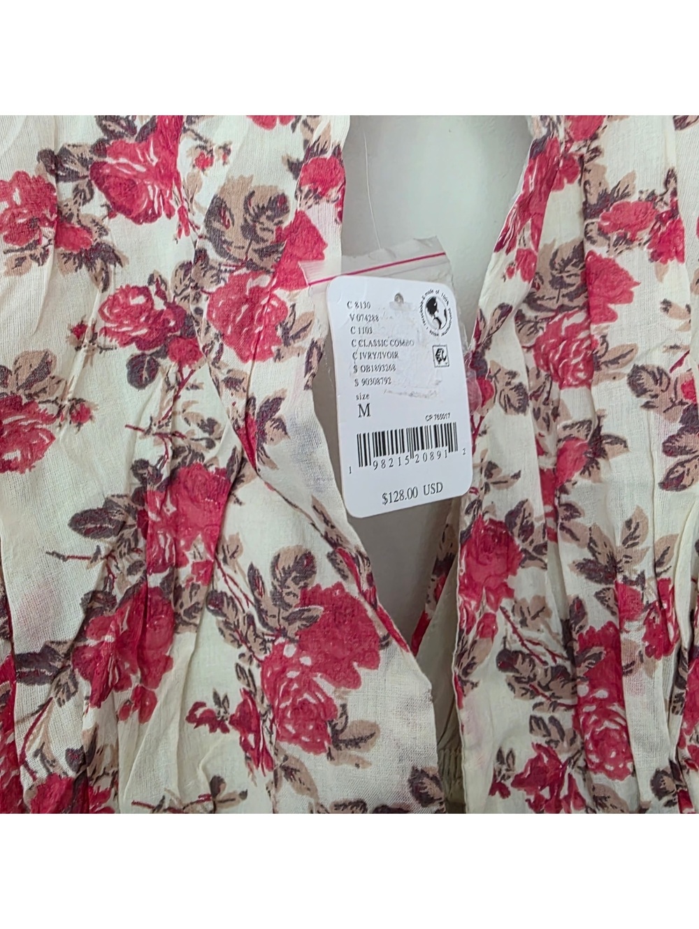 Free People Women's Medium Floral Keep You Mini Dress - Picture 3 of 5